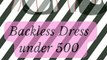 Backless/ Backless Dress/ Black backless Dress/ Black Love/ Under 50 Bodycon Dress / Dress Undder 500/ Mini Dress /Backless dress/ Black lovers / Huge Sale / #minidress0/ Black dress under 500
