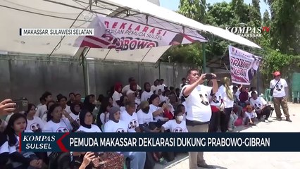 Pemuda Makassar Deklarasi Dukung Prabowo-Gibran