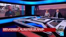 Israël : déplacement d'Emmanuel Macron pour relancer un 