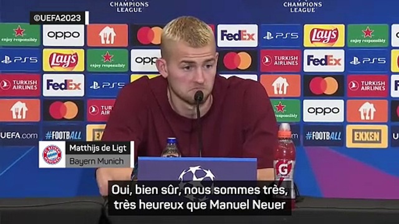 De Ligt : "On espère que Neuer reviendra en pleine forme"