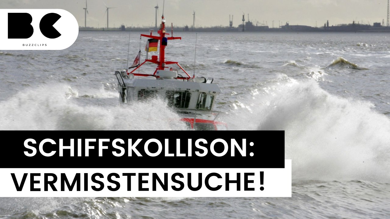 Kollision von zwei Schiffen: Suche nach mehreren Vermissten!