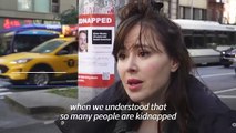 Israeli artists in New York put up 'kidnapped' posters for hostages