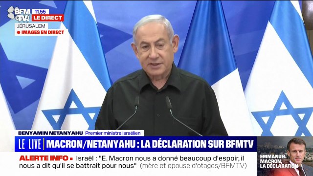 Nous sommes en guerre, la civilisation contre la barbarie , déclare Benjamin Netanyahu