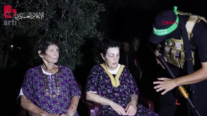 Hamas, serbest bırakılan rehinelerin görüntüsünü paylaştı