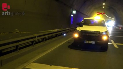 Tünelde kamyonun çarptığı Norveçli bisikletli öldü
