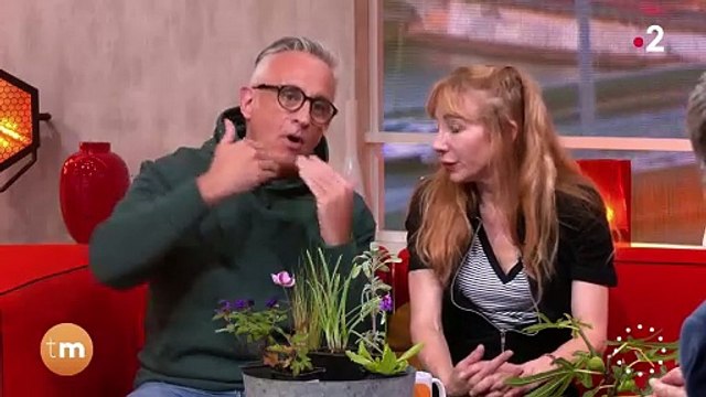 Julie Depardieu a évoqué sa passion pour le jardinage dans Télématin.