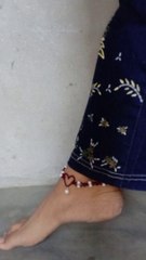 beautiful anklet gher me bnao #creativefatimaakram #youtubeshorts #shorts