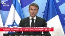 Emmanuel Macron : «La sécurité d’Israël ne peut être durable sans une relance décisive du processus politique avec les Palestiniens»