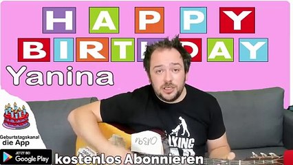 Happy Birthday, Yanina! Geburtstagsgrüße an Yanina