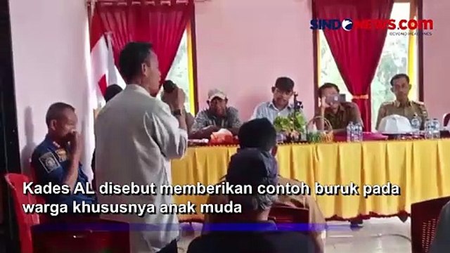 Kades Diduga Selingkuh dengan Wanita di Luwu, Massa Emosi Geruduk Kantor Desa