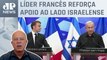 Macron faz pronunciamento conjunto com Netanyahu sobre guerra Israel-Hamas; Motta analisa