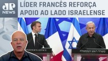 Macron faz pronunciamento conjunto com Netanyahu sobre guerra Israel-Hamas; Motta analisa