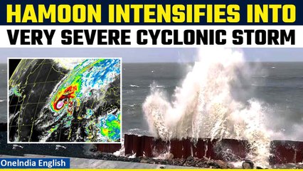 Video herunterladen: Cyclone Hamoon intensifies into severe cyclone, no major impact likely in Odisha | Oneindia News