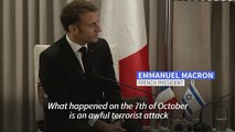 France's Macron expresses solidarity with Israel in meeting with President Herzog