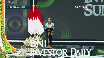 [FULL] Jokowi Singgung Peran Anak Muda di Pembukaan Investor's Daily Summit 2023