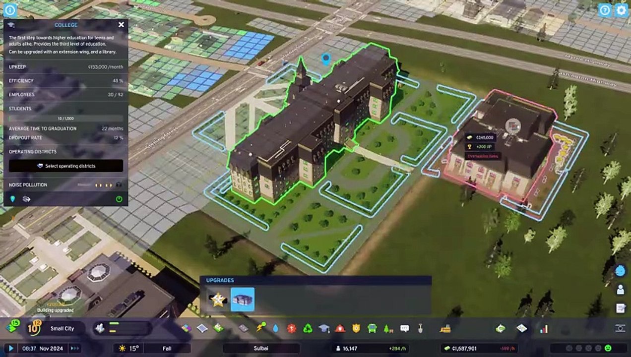 Egal ob Kleinstadt oder Metropole, Cities Skylines 2 wirkt im Launch-Trailer riesig