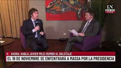 Milei contó qué piensa hacer para ganar el balotaje