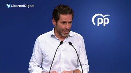 Borja Sémper tilda de "teatralización" el acuerdo PSOE-Sumar