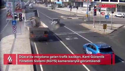Kazalar böyle geldi! Dikkatsizlik ve kural ihlalleri...