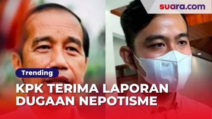 KPK Terima Laporan Dugaan Nepotisme Keluarga Jokowi: Kami Lakukan Tindak Lanjut!