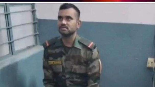 जबलपुर: सेना की वर्दी पहनकर घूम रहे फर्जी सिपाही को आर्मी ने पुलिस के हवाले किया