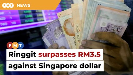Ringgit breaches 3.5 mark against Singapore dollar