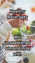 Satisfy your chocolate cravings without the sugar. #HealthyDrinks #ChocolateMilk