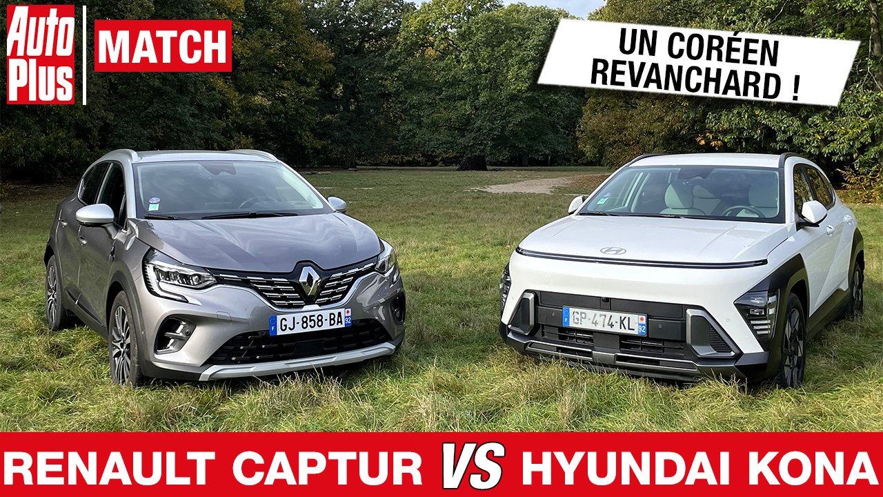 RENAULT CAPTUR VS HYUNDAI KONA : duel de SUV compacts ! - MATCH