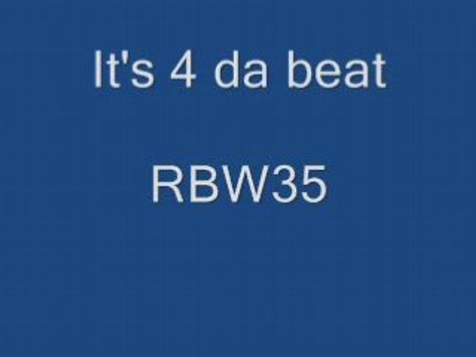 It's 4 de beat _ RBW35: PLAY P ft BIG BEN #11 freestyle bet