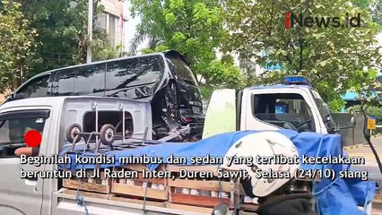 Nahas! Kecelakaan Beruntun di Duren Sawit, Pengendara Motor Terpental
