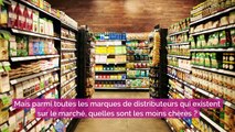 Voici l’enseigne qui propose les marques de distributeurs les moins chères