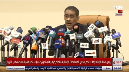 رئيس هيئة الاستعلامات: ملف المحتجزين يجب أن يربط بملف المساعدات الإنسانية لإنقاذ مئات الآلاف