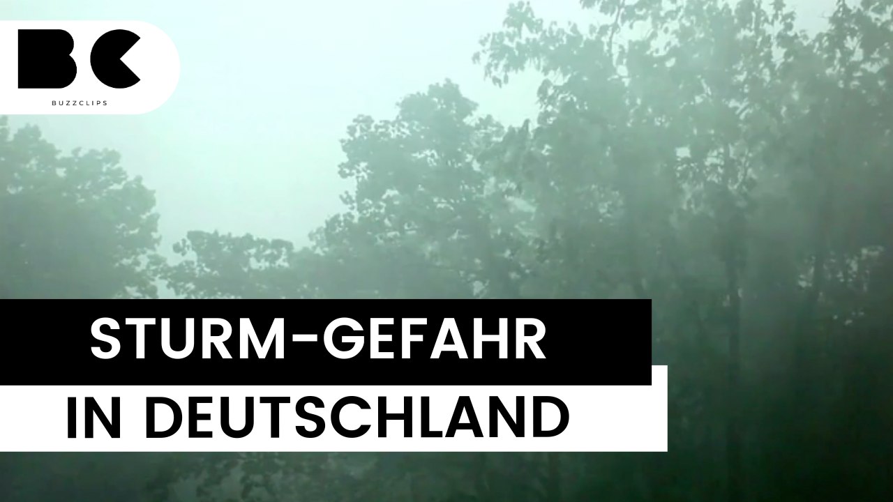 Unwetter-Gefahr in Deutschland!