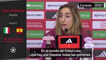 SELECCIÓN ESPAÑOLA | RUEDA de PRENSA de OLGA CARMONA: JENNI HERMOSO, MONTSE TOMÉ...