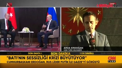 Erdoğan ile Putin arasında Gazze görüşmesi