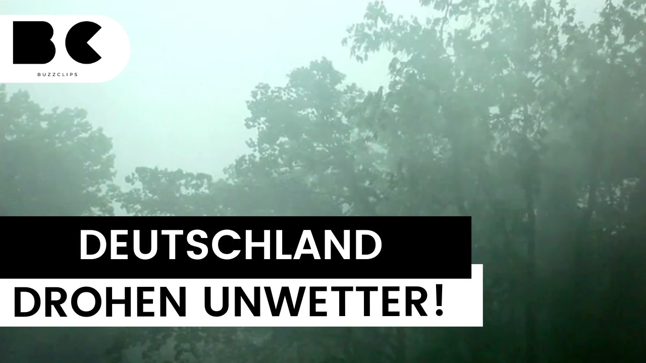 Unwetter-Warnung in Deutschland