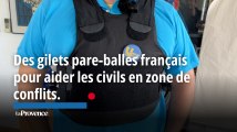 Des gilets pare-balles français pour aider les civils en zone de conflits.