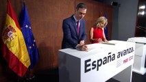 Reducción de la jornada laboral, despido y subida del SMI, ejes laborales del acuerdo PSOE-Sumar