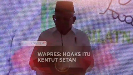 Wapres Maruf Amin Sebut Hoaks Adalah Kentut Setan yang Bikin Kacau