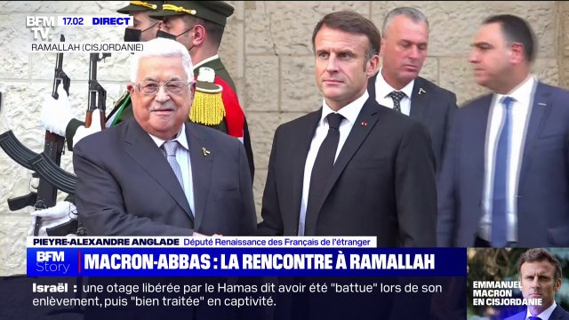 Rencontre entre Emmanuel Macron et Mahmoud Abbas: C'est symboliquement important , pour Pieyre-Alexandre Anglade (député “Renaissance” des Français de l’étranger)