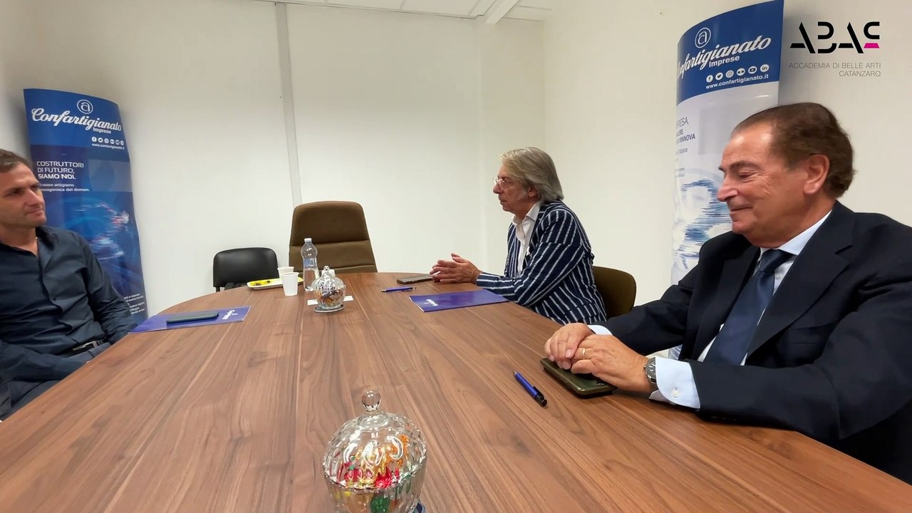 Accordo tra Accademia di Belle Arti di Catanzaro e Confartigianato Calabria: formazione sul campo e sostegno allo sviluppo degli artigiani
