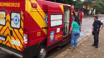 Menina de oito anos é socorrida na Escola Juscelino Kubitscheck