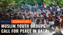 Muslim youth groups stage Cagayan de Oro rally to call for peace in Gaza 
