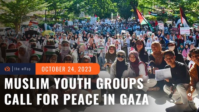 Muslim youth groups stage Cagayan de Oro rally to call for peace in Gaza 