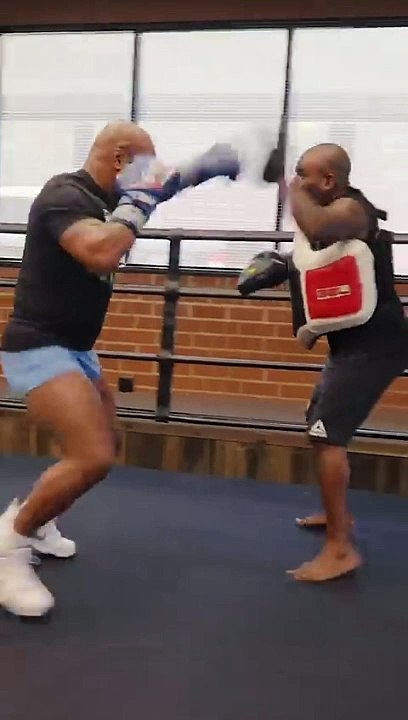 Mike Tyson Mitt Work