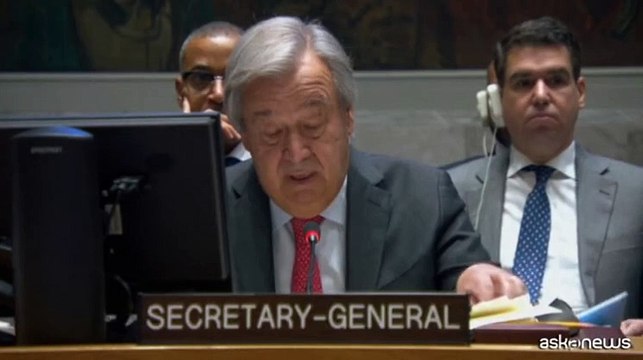 Guterres: rinnovo appello a immediato cessate il fuoco umanitario a Gaza