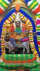 Navaratri festival decoration alankara at Shree Shiva Shakti Ganapati Temple