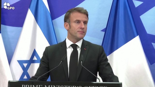 마크롱 하마스 격퇴에 국제 연합군 활용하자 / YTN