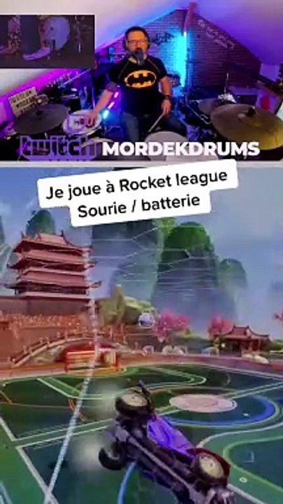 Premier but au monde a Rocket League avec une batterie.