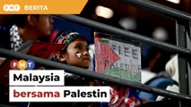 Malaysia bersama Palestin, ribuan serba putih banjiri Axiata Arena